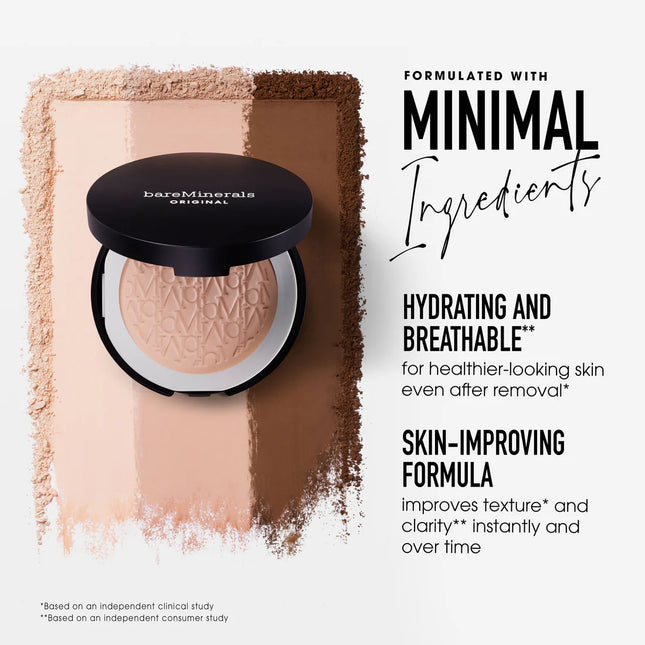 ORIGINAL Talc-Free Pressed Powder Foundation Mineral SPF 15
