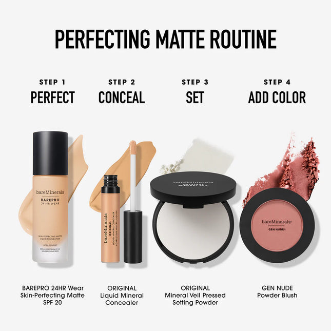 BAREPRO® 24HR Wear Skin-Perfecting Matte Liquid Foundation Mineral SPF 20